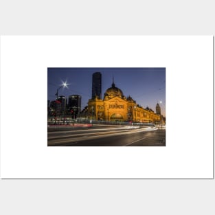 Flinders Street Station, Melbourne, Victoria, Australia. Posters and Art